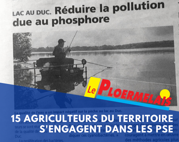 Ploërmelais, 28th january 2020 : Lac au Duc: reduce phosphorus contamination 